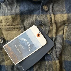 Denim & Flower Blue and Gray Kids Button Down Shirt